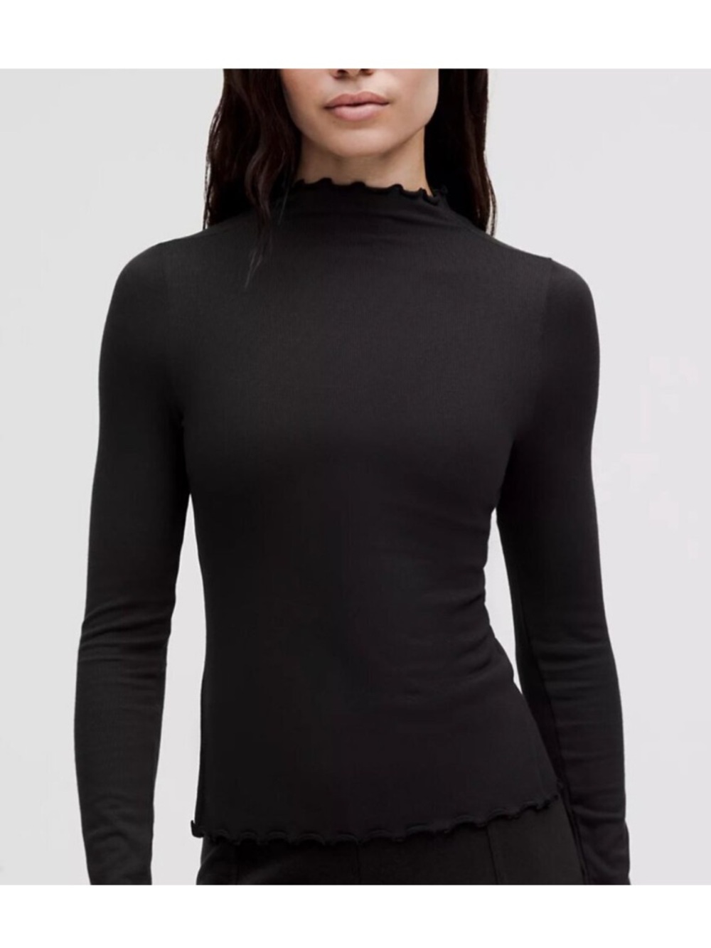 Lululemon Hold Tight Lettuce-Edge Turtleneck